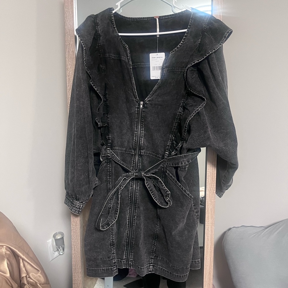 Distressed Jean Dress